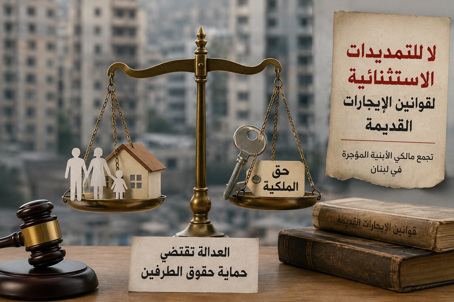 مالكو الأبنية المؤجرة في لبنان: كفى تمديداً وتحميلاً للمالك ثمن تقاعس الدولة