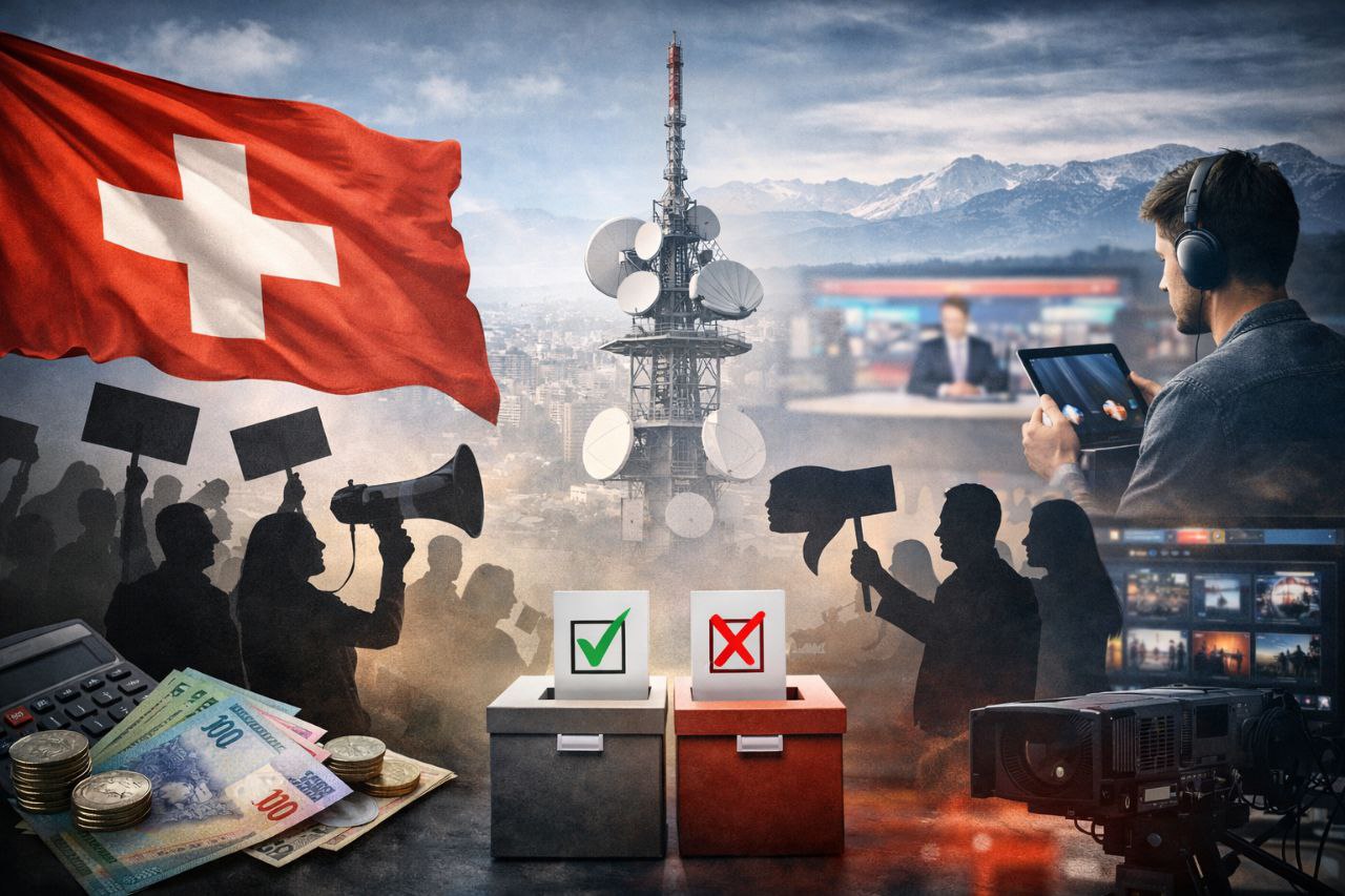سويسرا تصوّت على مقترح يميني لخفض تمويل هيئة البث العامة