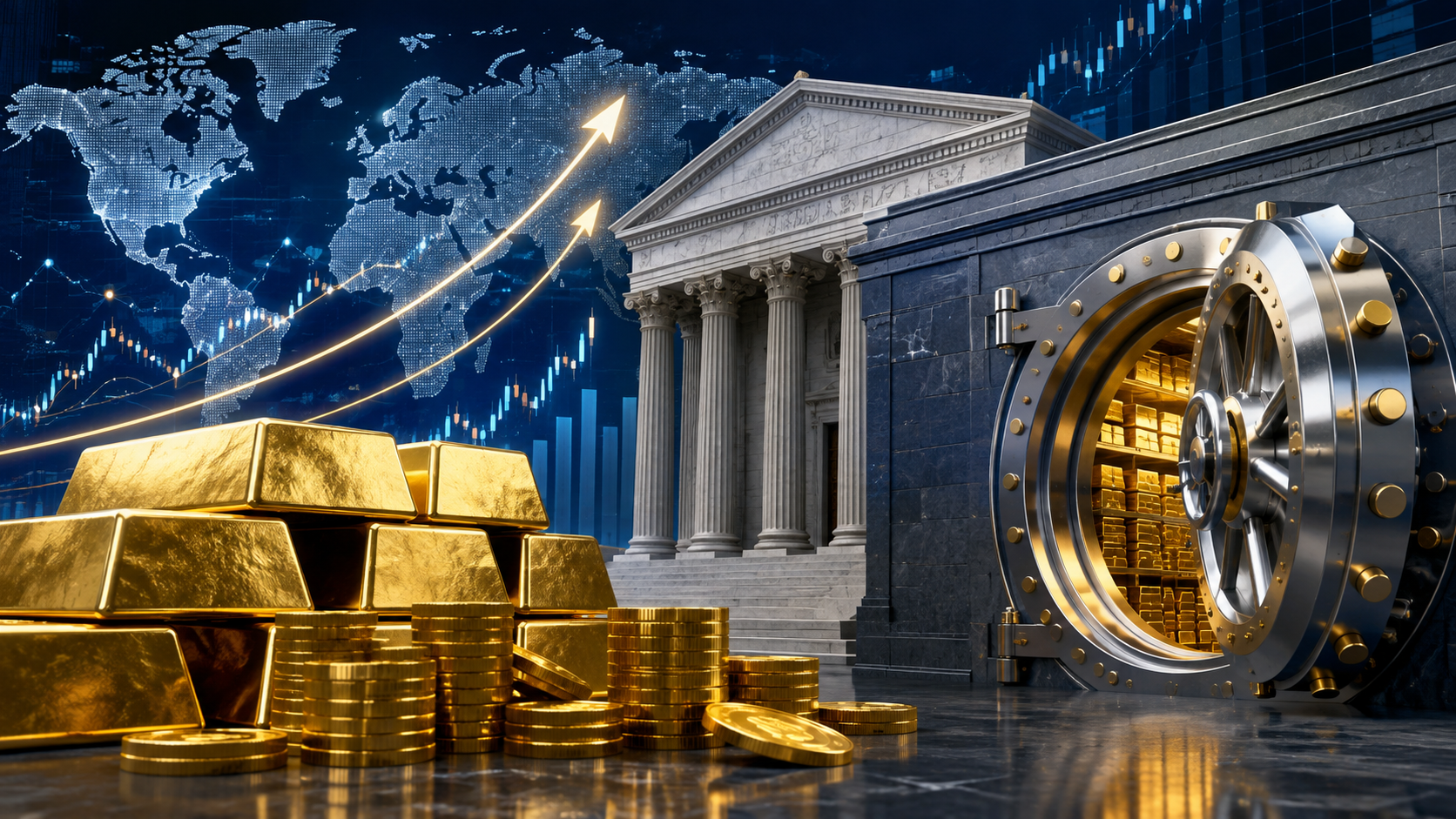 الصين تتصدر سباق البنوك المركزية لشراء الذهب