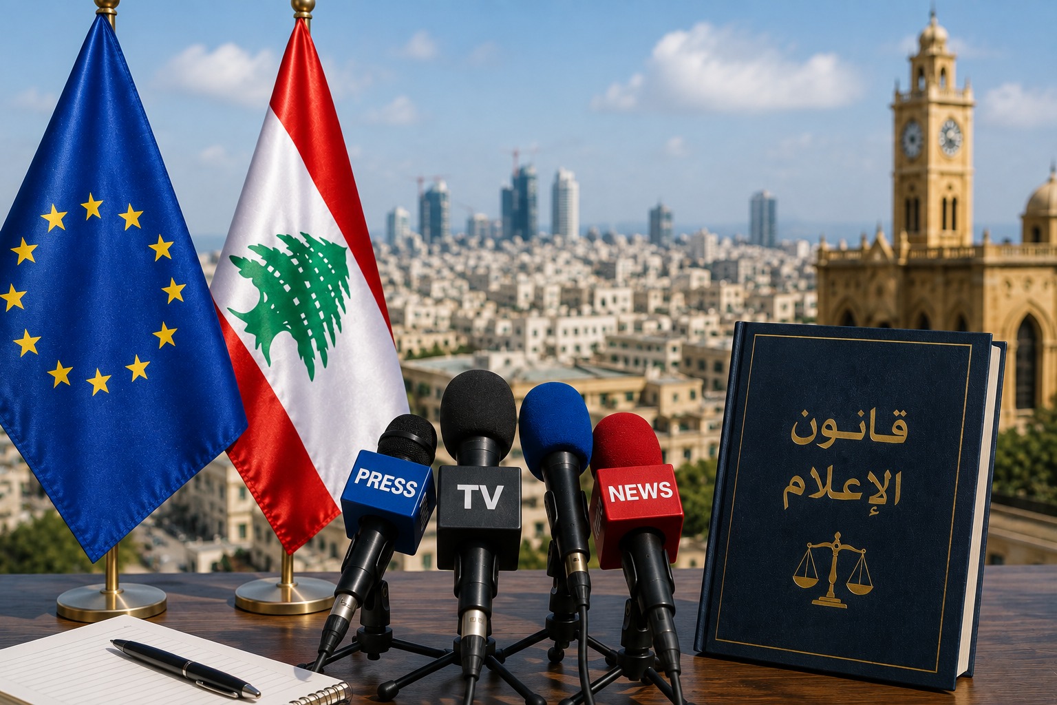 الاتحاد الأوروبي يرحّب بقانون الإعلام الجديد في لبنان
