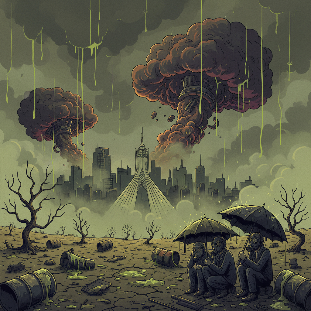 طهران تحت سحابة سامة... تداعيات بيئية خطيرة للضربات الأميركية - الإسرائيلية