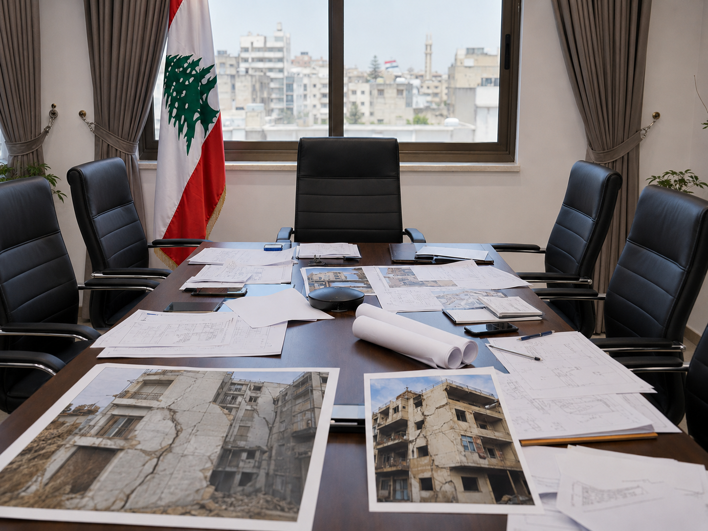الرافعي تترأس اجتماعاً لمتابعة ملف الأبنية المتصدعة في طرابلس
