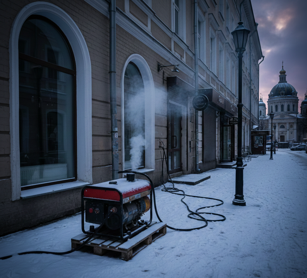 مشاريع كييف الصغيرة تصارع برداً وظلاماً روسياً