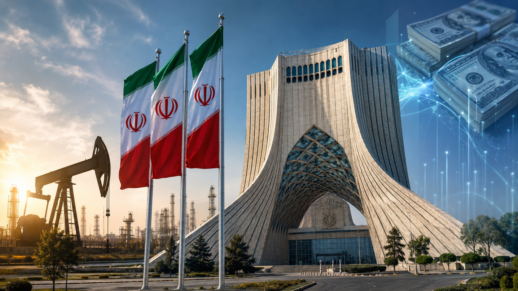 إيران تودع 7.5 مليار دولار من عائدات النفط في البنك المركزي