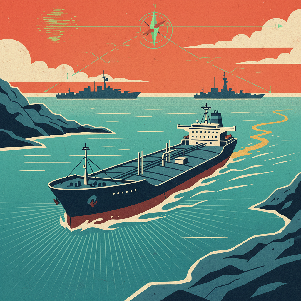 ناقلة نفط عراقية تعبر مضيق هرمز عبر المياه الإيرانية