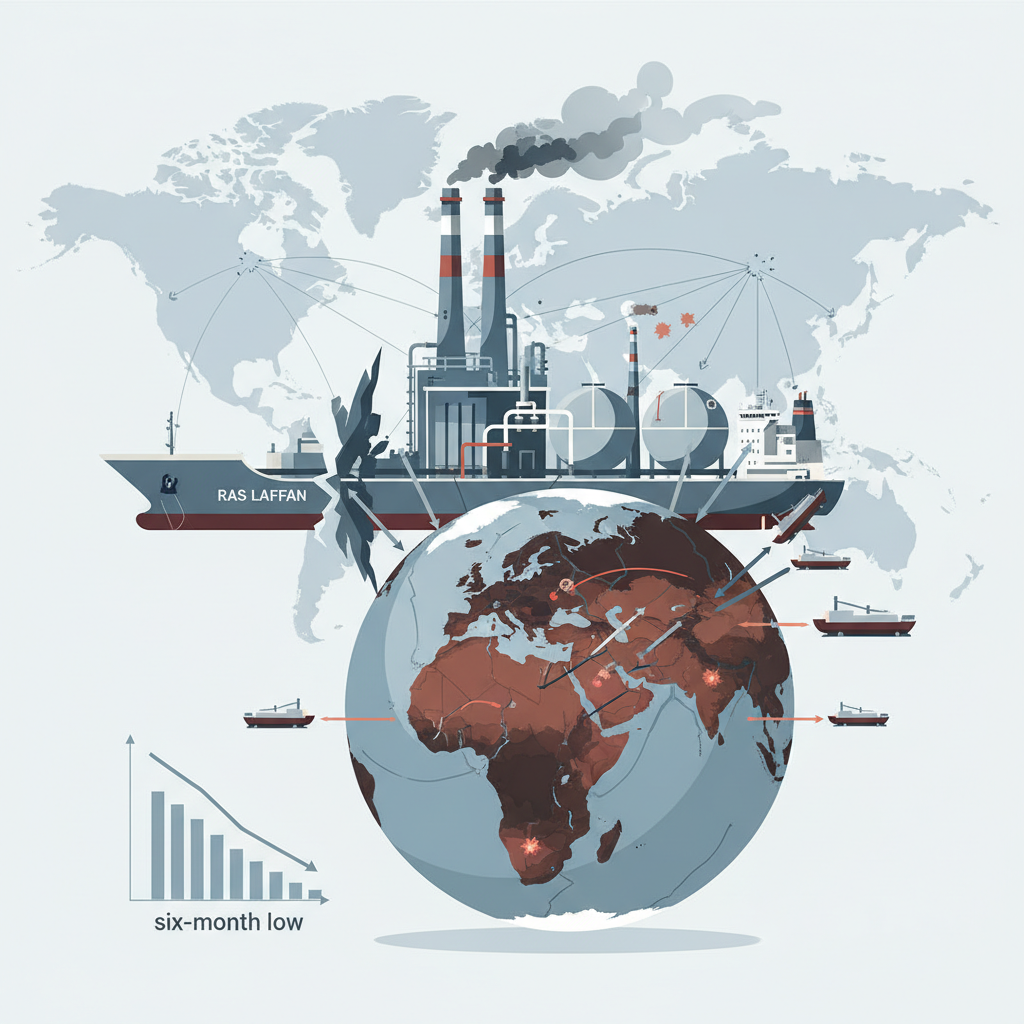 الحرب تخنق صادرات الغاز الطبيعي المسال عالمياً... الأدنى في 6 أشهر