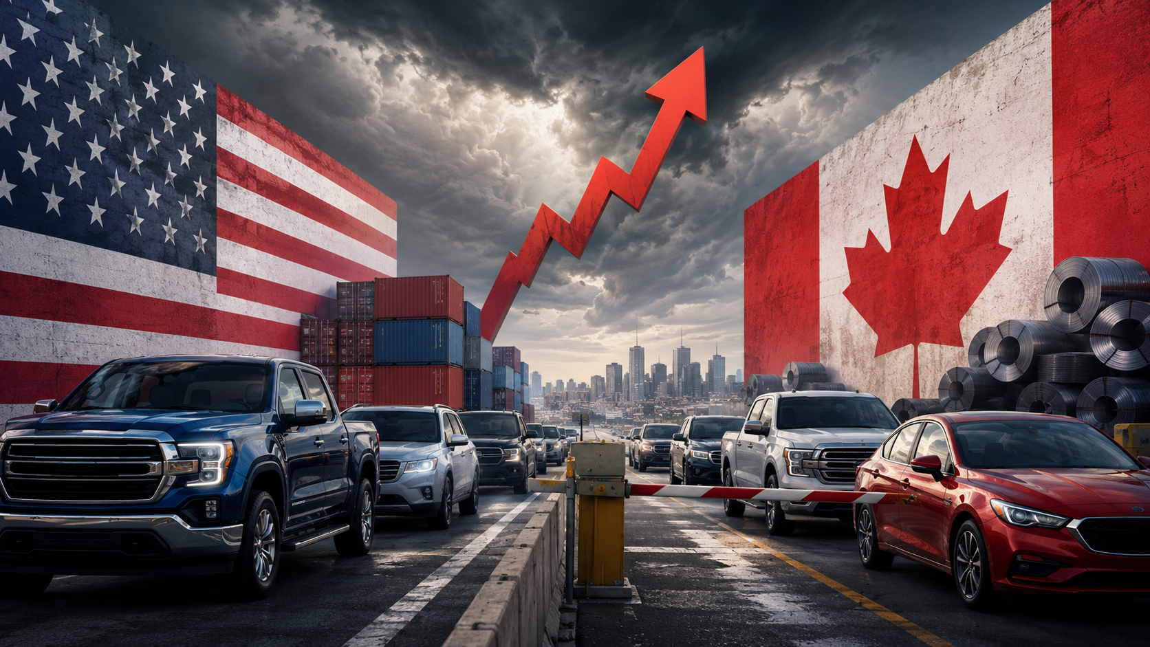 ترامب يهدد برفع الرسوم على السيارات الكندية إلى 50%