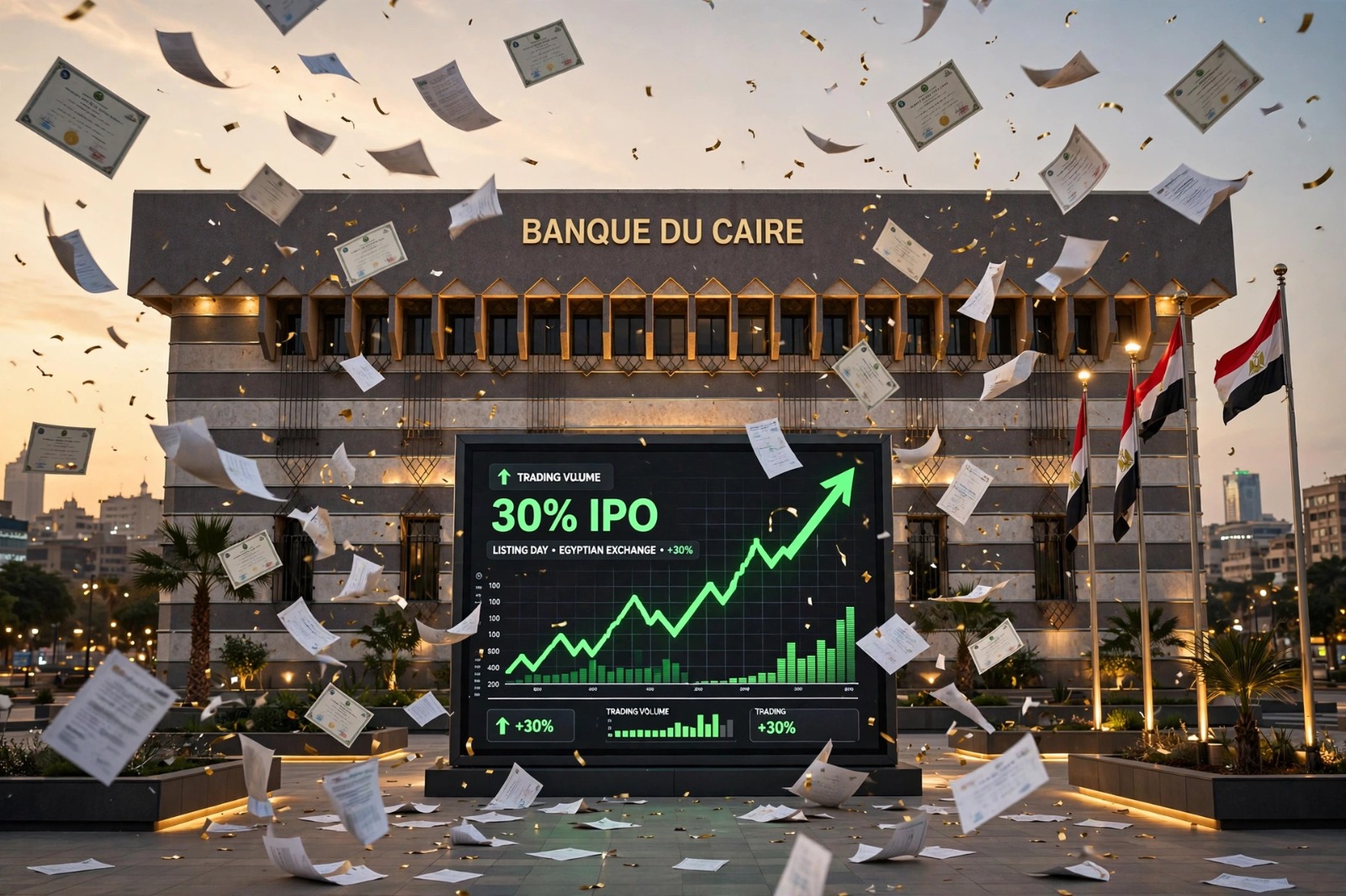 طرح 30% من أسهم "بنك القاهرة" في ثاني إكتتاب هذا الشهر