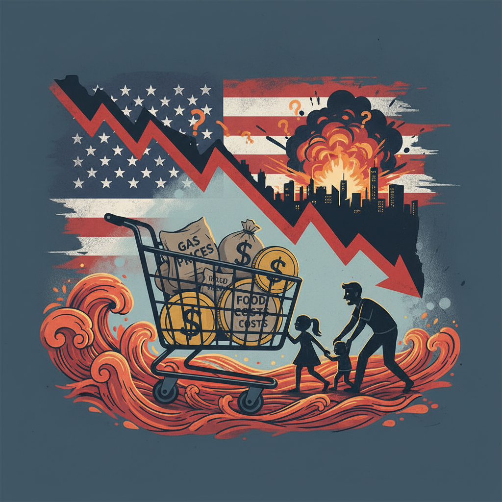 تراجع ثقة المستهلك الأميركي وسط مخاوف التضخم الناجمة عن توترات الشرق الأوسط