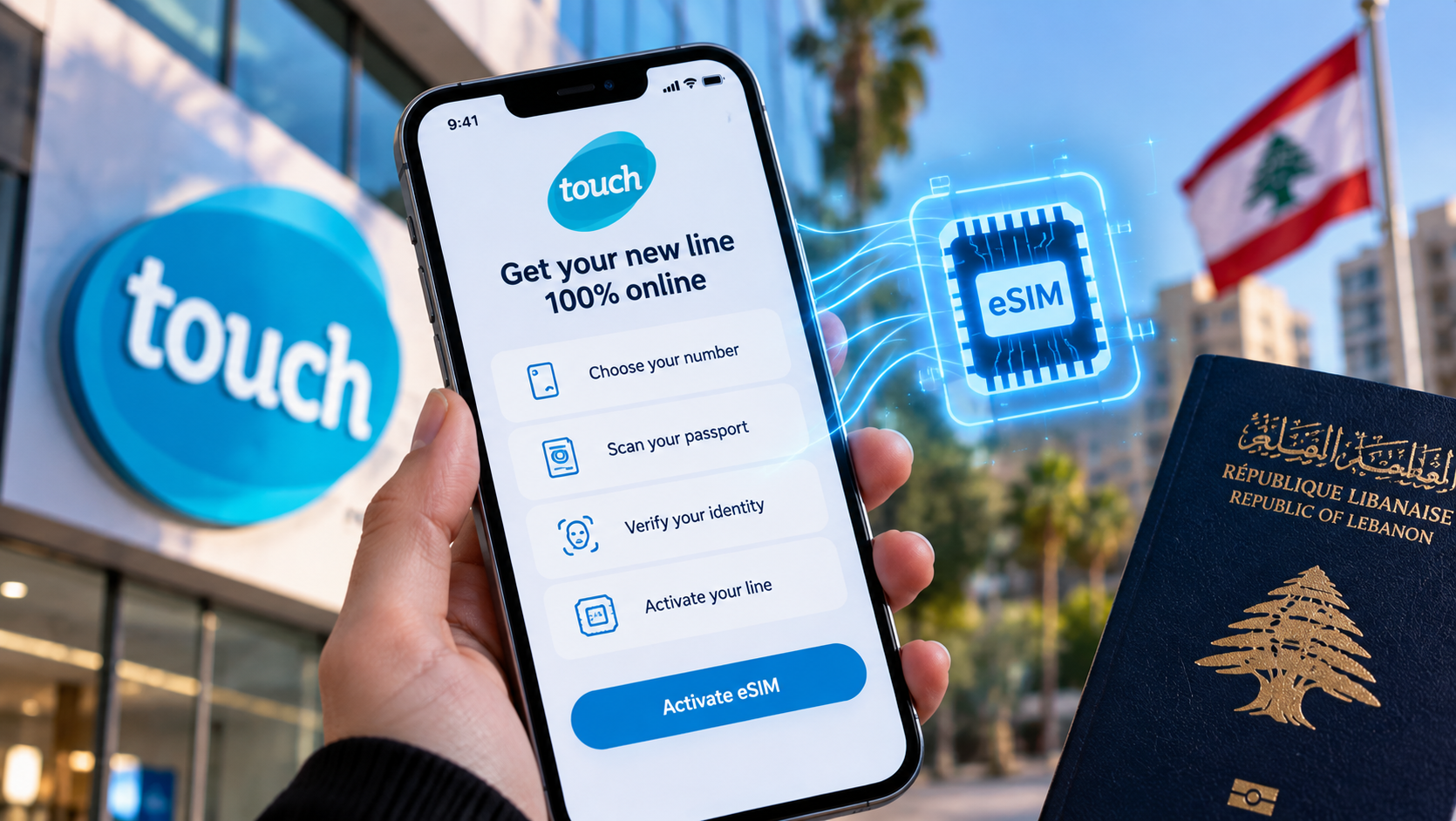 تاتش تطلق خدمة رقمية لشراء الخطوط الخلوية وتفعيلها دون زيارة مراكز البيع