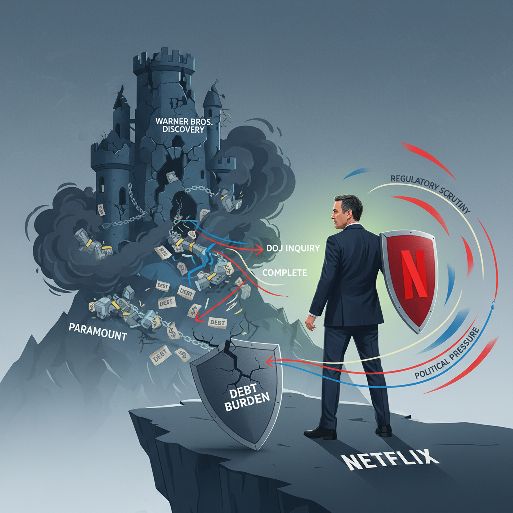 رئيس نتفليكس يكشف أسباب الانسحاب من صفقة وارنر براذرز... فتّش عن الديون