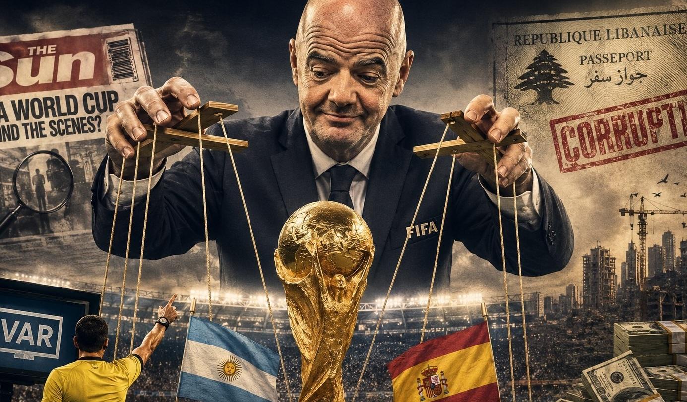 بين إنفانتينو والفساد اللبناني... هل وافق شنٌّ طبقة في مونديال 2026؟ (سلسلة "من هنا... وهناك" بقلم وليد حسين الخطيب)