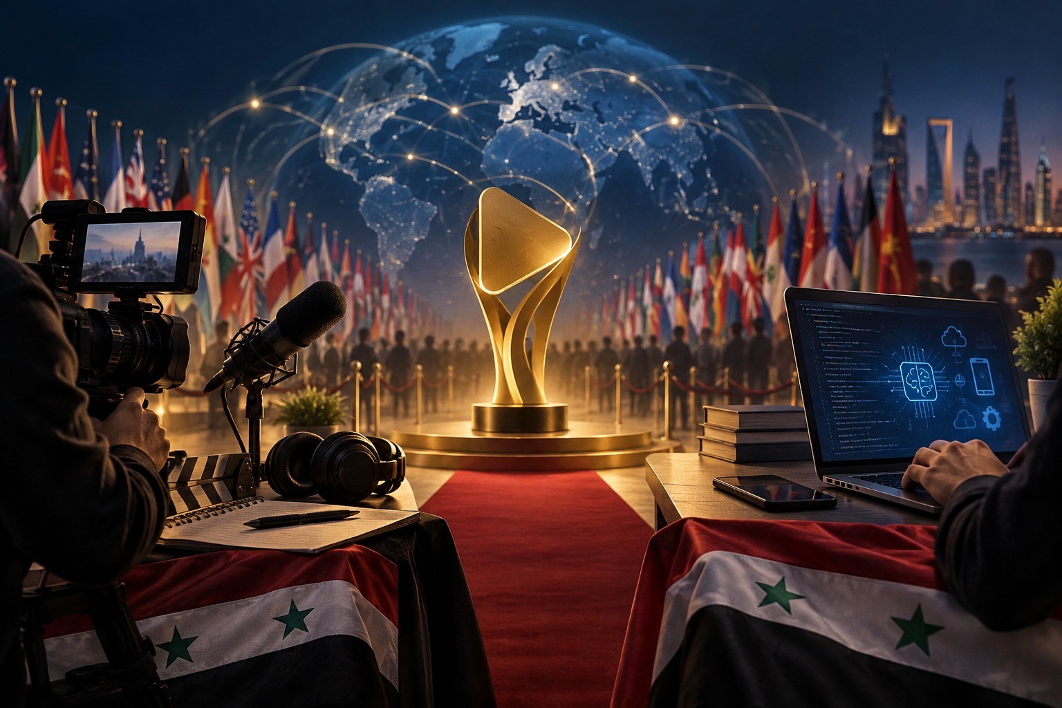 سوريان ينافسان في النسخة العالمية من "جوائز صنّاع المحتوى الرقمي"