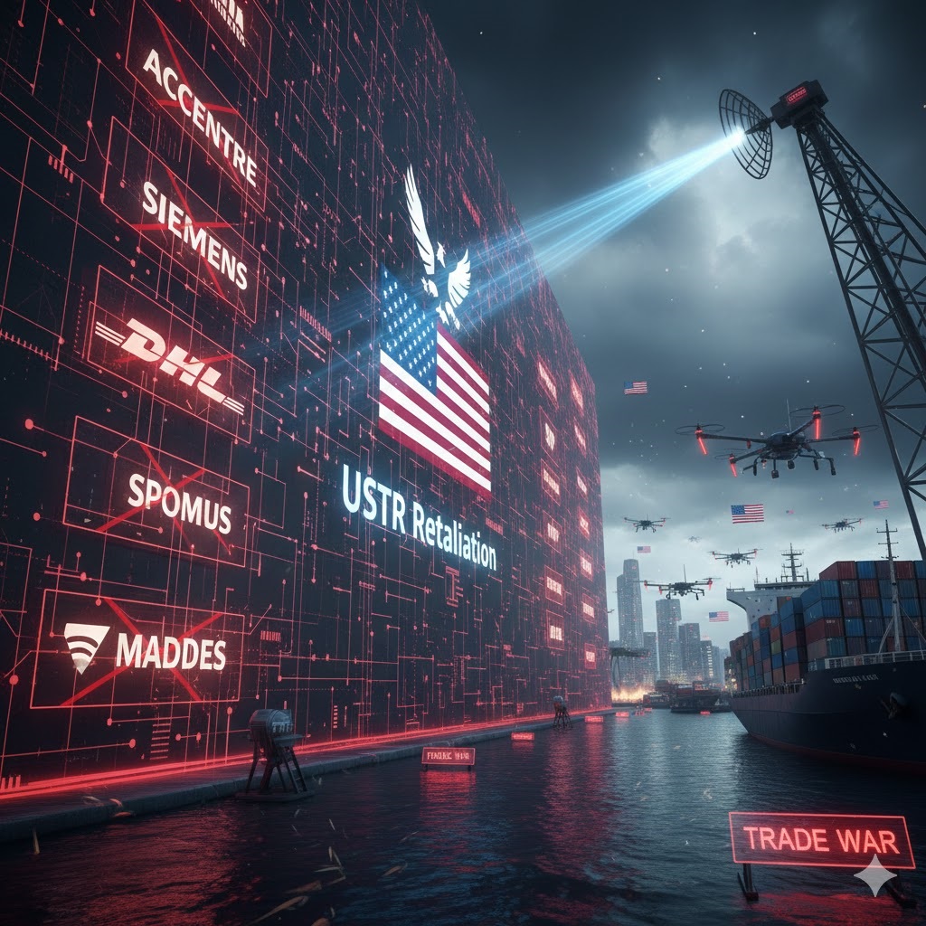 الولايات المتحدة تهدد باتخاذ إجراءات ضد شركات الاتحاد الأوروبي بسبب الضرائب الرقمية