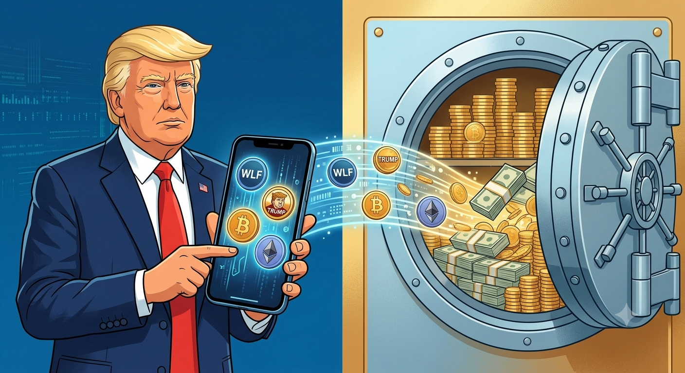 ترامب يحقق 1.4 مليار دولار من التشفير ويستثمرها في أصول آمنة وسط خسائر كبرى للمستثمرين