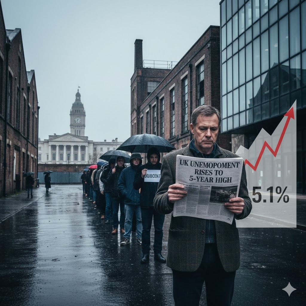 ارتفاع البطالة في المملكة المتحدة وتراجع نمو الأجور قبيل اجتماع بنك إنكلترا