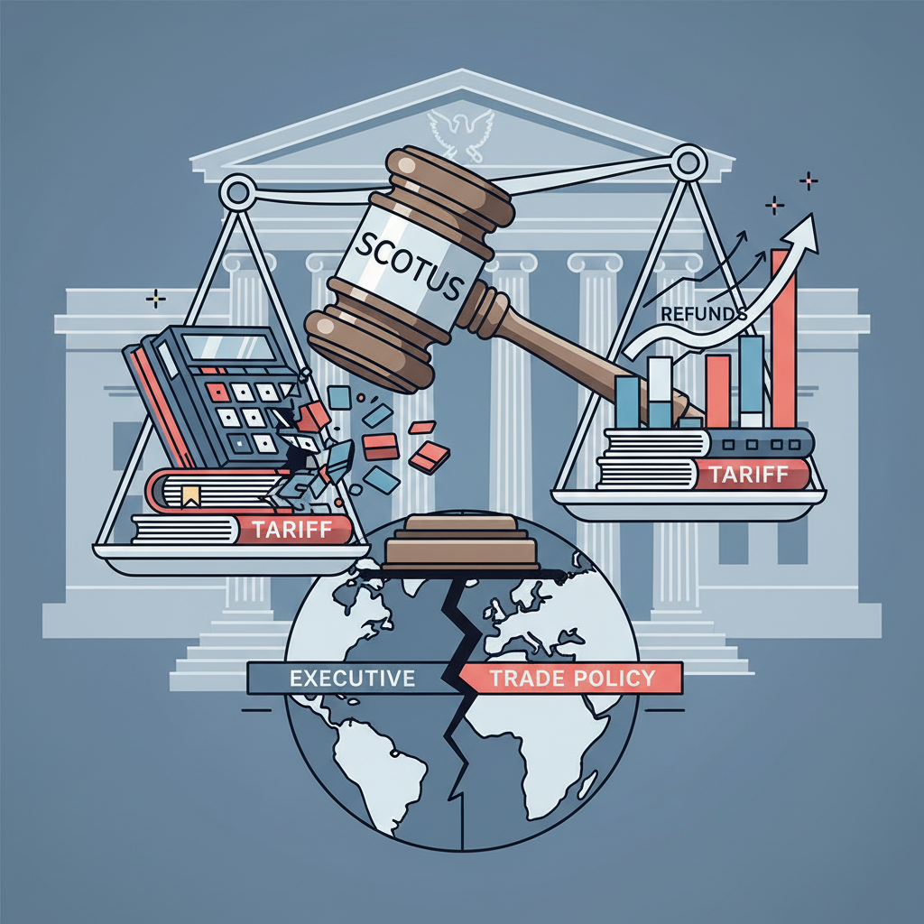 قرار قضائي أميركي بوقف احتساب الرسوم الجمركية بعد حكم المحكمة العليا