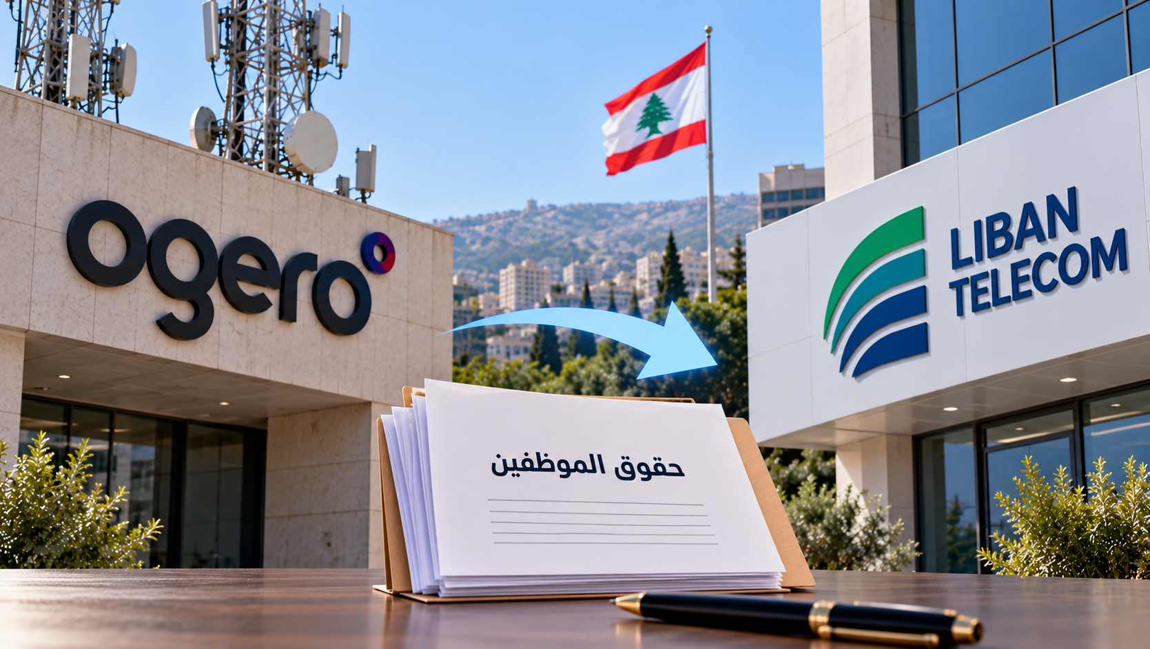 وزير الاتصالات يؤكد انتقال حقوق موظفي أوجيرو كاملة إلى ليبان تيليكوم