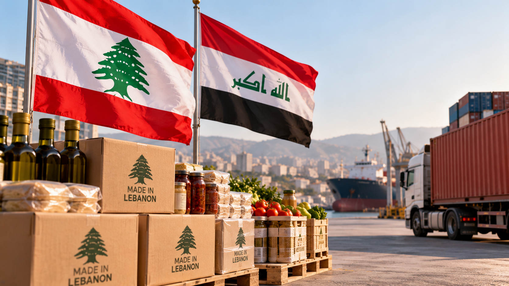 لبنان والعراق يبحثان تسهيل وصول المنتجات اللبنانية إلى الأسواق العراقية
