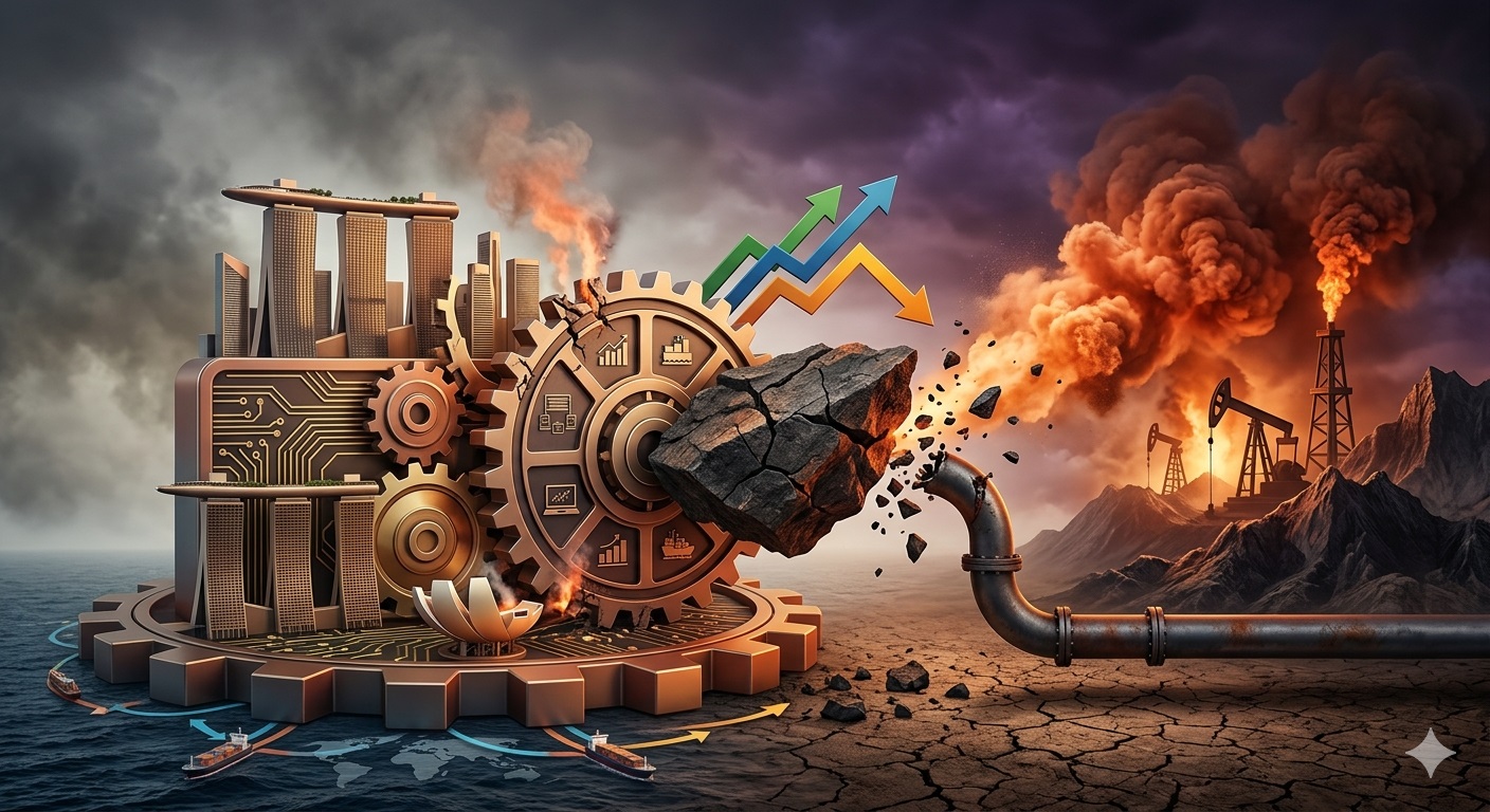 سنغافورة تترقب تراجع النمو وارتفاع التضخم بسبب الصراع في الشرق الأوسط