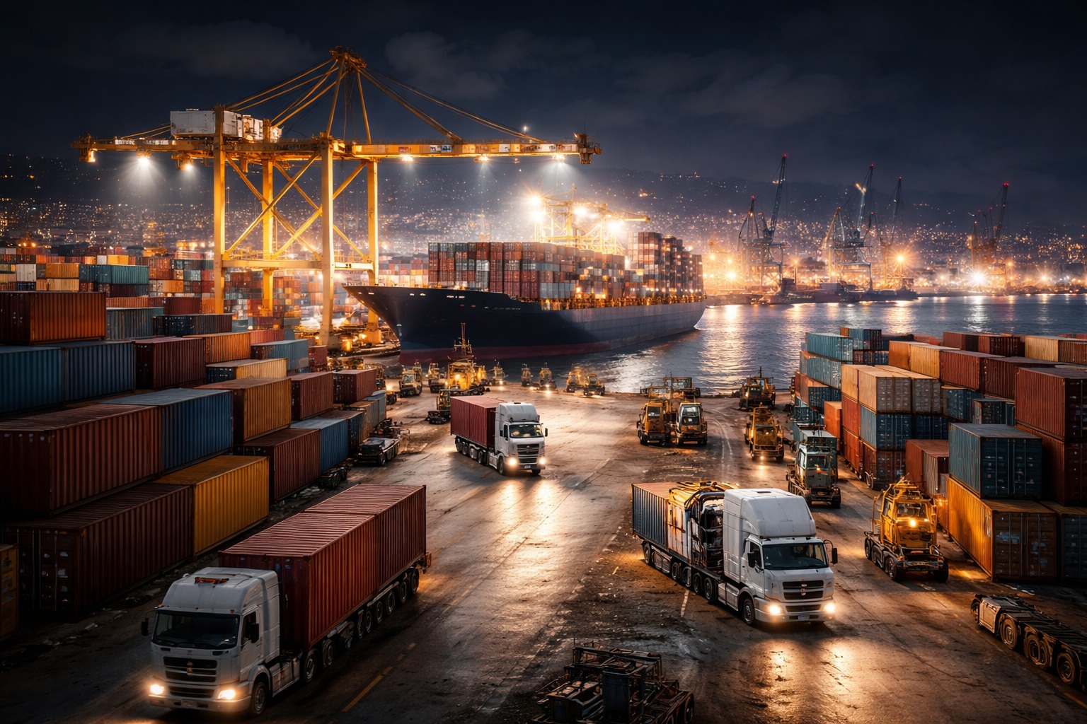 مرفأ بيروت يفتح أبوابه على مدار الساعة لضمان انسياب الإمدادات الحيوية