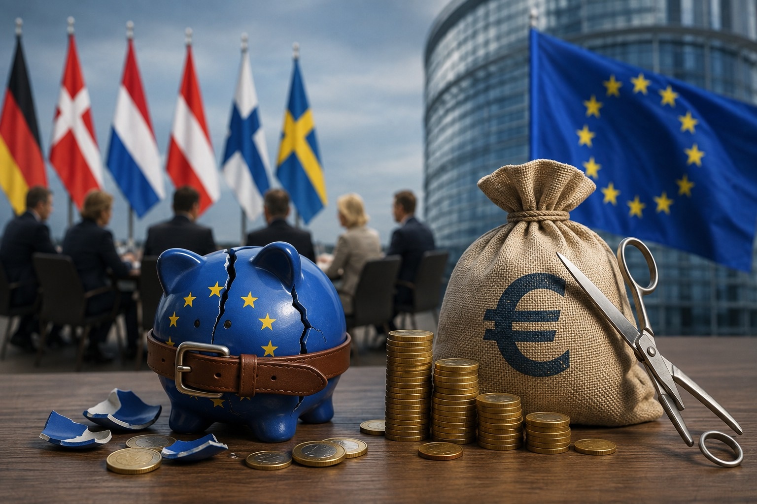 6 دول أوروبية تطالب بخفض مئات المليارات من ميزانية الاتحاد الأوروبي