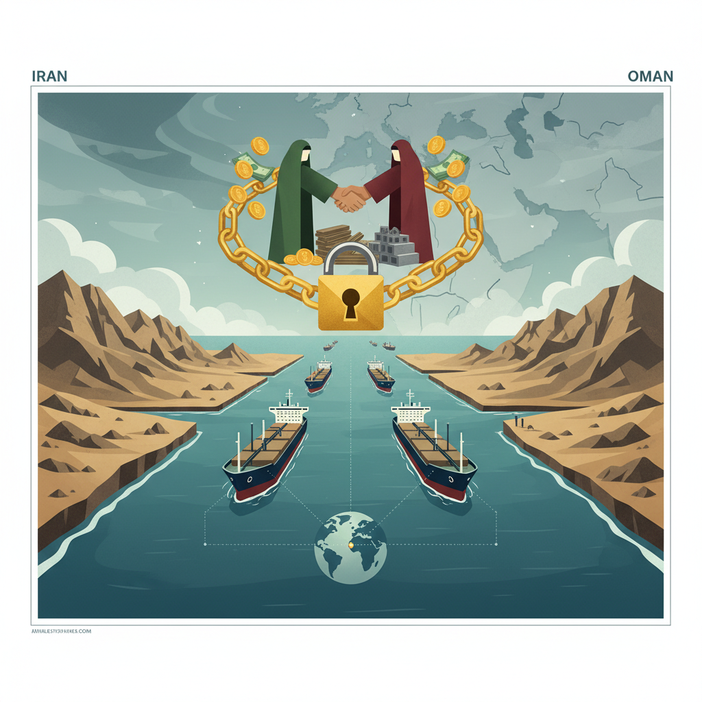 مقترح إيراني عُماني لفرض رسوم على عبور السفن في مضيق هرمز